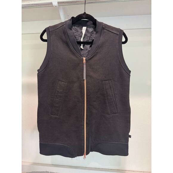 Lululemon Women's Departure Vest 6 Black Full Zip Sleeveless Casual Jacket - Picture 1 of 8